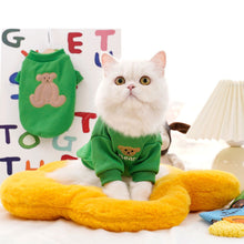 Load image into Gallery viewer, Fashion Bear Patttern Pet Dog Cat T-shirt Pure Cotton Dog Clothes for French Bulldog Small Mediun Dogs Soft Breathable
