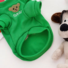 Load image into Gallery viewer, Fashion Bear Patttern Pet Dog Cat T-shirt Pure Cotton Dog Clothes for French Bulldog Small Mediun Dogs Soft Breathable
