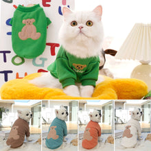 Load image into Gallery viewer, Fashion Bear Patttern Pet Dog Cat T-shirt Pure Cotton Dog Clothes for French Bulldog Small Mediun Dogs Soft Breathable
