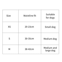 Load image into Gallery viewer, Pet Dog Panties Dog Physiological Pants XS-L Diaper Sanitary Washable Male Dog Menstruation Underwear Briefs Jumpsuit
