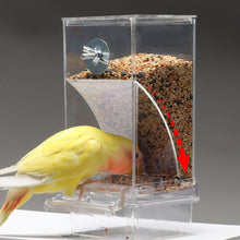 Load image into Gallery viewer, Bird Feeders Automatic Parrot Feeder Drinker Acrylic Seed Food Container Cage Accessories For Small And Medium Parakeets

