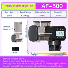 Load image into Gallery viewer, 250ml/500ml Jebao Aquarium Fish Tank Feeder Goldfish Smart Timing Auto Digital Feeder Hours Timer Aquarium Accessories
