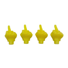 Load image into Gallery viewer, 1Pc/4Pcs Car Tire Valve Cap Decor Wheel Nozzle Dustproof Tyre Valve Stem Caps Middle Finger Styling Accessories
