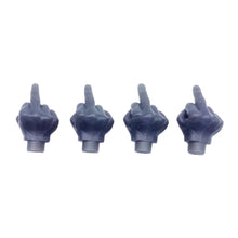 Load image into Gallery viewer, 1Pc/4Pcs Car Tire Valve Cap Decor Wheel Nozzle Dustproof Tyre Valve Stem Caps Middle Finger Styling Accessories
