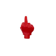 Load image into Gallery viewer, 1Pc/4Pcs Car Tire Valve Cap Decor Wheel Nozzle Dustproof Tyre Valve Stem Caps Middle Finger Styling Accessories
