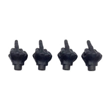 Load image into Gallery viewer, 1Pc/4Pcs Car Tire Valve Cap Decor Wheel Nozzle Dustproof Tyre Valve Stem Caps Middle Finger Styling Accessories
