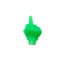 Load image into Gallery viewer, 1Pc/4Pcs Car Tire Valve Cap Decor Wheel Nozzle Dustproof Tyre Valve Stem Caps Middle Finger Styling Accessories
