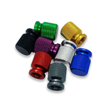 Load image into Gallery viewer, 2Pcs Aluminum Car Valve Caps Cover Tire Valve Stems Tyre Rim Stem Covers Auto Wheel Nipple Plugs
