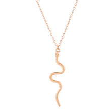 Load image into Gallery viewer, New Style Snake Pendant Necklace Female The Serpentine Pendant Simple Personality Fashion Animal Element Necklace Chain of Clavicle Punk Snake choker
