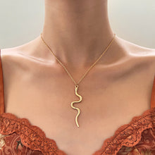 Load image into Gallery viewer, New Style Snake Pendant Necklace Female The Serpentine Pendant Simple Personality Fashion Animal Element Necklace Chain of Clavicle Punk Snake choker
