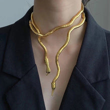 Load image into Gallery viewer, Snake Creative Jewelry Can Be Used As Necklace and Bracelet Personalized HotGirl Snake Wrap Women's Necklace Halloween Jewelry
