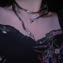 Load image into Gallery viewer, Snake Creative Jewelry Can Be Used As Necklace and Bracelet Personalized HotGirl Snake Wrap Women's Necklace Halloween Jewelry
