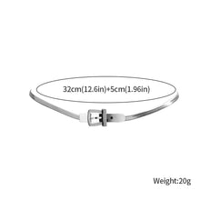 Load image into Gallery viewer, Female Summer Titanium Steel Snake Bone Belt Buckle Necklace Chain of Clavicle Choker Necklace for Women Men Luxury Wedding Party Jewelry Holiday Gifts
