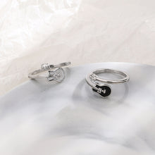 Load image into Gallery viewer, 2024 New Music Electric Guitar Ring Punk Rock Adjustable Finger Ring Fashion Open Ring Jewelry for Mens or Womens
