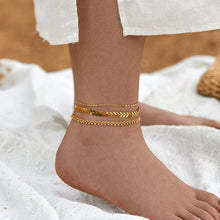 Load image into Gallery viewer, New Fashion Simple Heart Female Anklets Foot Jewelry Leg New Anklets On Foot Ankle Bracelets For Women Leg Chain Gifts

