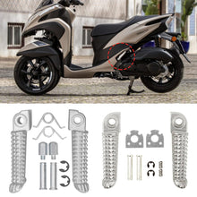 Load image into Gallery viewer, 1Pair Motorcycle Footrests Foot pegs Rear Front Aluminum Silver For Yamaha YZF R1 2002-2020 R6 2003-2020 YZF R6S R1M Accessories
