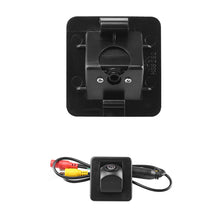 Load image into Gallery viewer, Car Rear View Camera Bracket Holder Plate Lights Mount Universal Vehicle Reverse Cam Back Up Holder ABS Black For Kia K3 K3S
