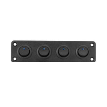 Load image into Gallery viewer, 12V/24V 1-5 Gang Universal RV Truck Toggle Switch Panel USB Car Boat Marine Blue Red LED Styling Accessories Marine Rocker Switch
