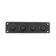 Load image into Gallery viewer, 12V/24V 1-5 Gang Universal RV Truck Toggle Switch Panel USB Car Boat Marine Blue Red LED Styling Accessories Marine Rocker Switch
