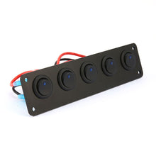 Load image into Gallery viewer, 12V/24V 1-5 Gang Universal RV Truck Toggle Switch Panel USB Car Boat Marine Blue Red LED Styling Accessories Marine Rocker Switch
