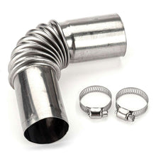 Load image into Gallery viewer, 1Set 24mm Elbow Pipe Air Parking Car Heater Exhaust Tube Elbow Connector With Clip Clamps For Boats Heater Car Heating Parts
