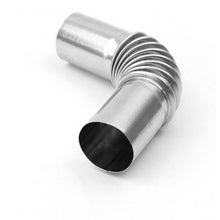 Load image into Gallery viewer, 1Set 24mm Elbow Pipe Air Parking Car Heater Exhaust Tube Elbow Connector With Clip Clamps For Boats Heater Car Heating Parts

