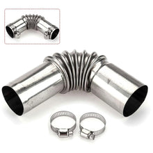 Load image into Gallery viewer, 1Set 24mm Elbow Pipe Air Parking Car Heater Exhaust Tube Elbow Connector With Clip Clamps For Boats Heater Car Heating Parts
