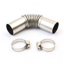 Load image into Gallery viewer, 1Set 24mm Elbow Pipe Air Parking Car Heater Exhaust Tube Elbow Connector With Clip Clamps For Boats Heater Car Heating Parts
