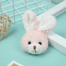 Load image into Gallery viewer, Cute Cartoon Plush Rabbit Bear Brooch Girl Clothes Badge Pins Backpacks Bear Pendant Decoration Accessories Soft Cute Pin
