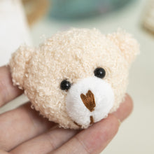 Load image into Gallery viewer, Cute Cartoon Plush Rabbit Bear Brooch Girl Clothes Badge Pins Backpacks Bear Pendant Decoration Accessories Soft Cute Pin
