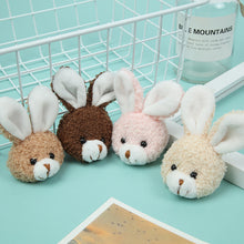 Load image into Gallery viewer, Cute Cartoon Plush Rabbit Bear Brooch Girl Clothes Badge Pins Backpacks Bear Pendant Decoration Accessories Soft Cute Pin
