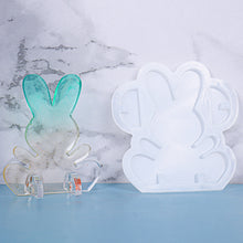 Load image into Gallery viewer, Diy Rabbit Silicone Mold Concrete Christmas Rabbit Decoration Silicone Mold Gypsum Home Decoration Crafts Accessories
