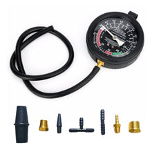 Load image into Gallery viewer, 9Pcs/Set Car Vacuum Fuel Pump Tester Gauge Fuel Pump Vacuum Tester Gauge Leak Carburetor Pressure Diagnostics Kit for Car Motorcycle Repair

