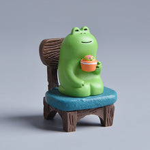 Load image into Gallery viewer, Frog Resin Miniature Dollhouse Accessories Office Decor Anime Statues Car Ornament Cute Handmade Craft Modern Art Model Mini Toy
