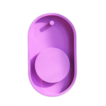 Load image into Gallery viewer, Photo Frame Epoxy Crystal Mold Necklace Keychain Gift Jewelry Pendant Plaster Making Silicone Molds with Hole Pet Tag Mold
