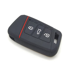 Load image into Gallery viewer, Silicone Car Key 3 Button Key Cases Cover Keychain Protection Shell Fob For VW PASSAT B8 Skoda Kodiaq Superb A7 Magotan 330 Accessories
