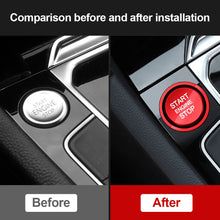 Load image into Gallery viewer, Car Start Ignition Engine Start Stop Button Ring Cover Trim Sticker Button Decoration Switch Accessories For VW Golf 7 MK7 VII GTI R Jetta CC Arteon Passat B8 Touareg T-roc
