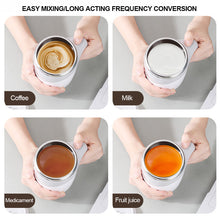 Load image into Gallery viewer, Automatic Coffee Stirring Cup Rechargeable Portable Stainless Steel Coffee Mug Creative Mugs

