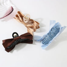 Load image into Gallery viewer, Sweet Bow Grab Clip Girls Elegant Ponytail Braid Claw Clip Sweet Shark Crab Hair Card Korean Exquisite Hair Accessories
