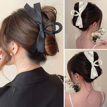 Load image into Gallery viewer, Sweet Bow Grab Clip Girls Elegant Ponytail Braid Claw Clip Sweet Shark Crab Hair Card Korean Exquisite Hair Accessories

