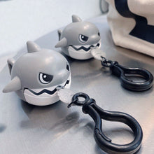 Load image into Gallery viewer, Pull Line Shark Keychain Pendant Keychain Simulation Removable Mouth Shark ABS Keychain Toy Anti-stress Schoolbag Pendants
