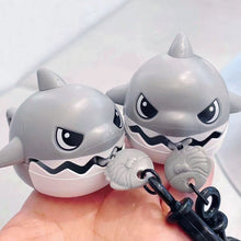 Load image into Gallery viewer, Pull Line Shark Keychain Pendant Keychain Simulation Removable Mouth Shark ABS Keychain Toy Anti-stress Schoolbag Pendants
