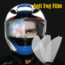Load image into Gallery viewer, Universal Anti Fog Motorcycle Helmet Visor Film for AGV K5 K3SV Helmet Anti Fog Film Visor Sticker Clear Patch Film Moto Helmet Accessories
