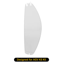 Load image into Gallery viewer, Universal Anti Fog Motorcycle Helmet Visor Film for AGV K5 K3SV Helmet Anti Fog Film Visor Sticker Clear Patch Film Moto Helmet Accessories
