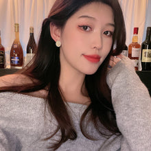 Load image into Gallery viewer, 2024 New Trend Pearl Shiny Long Earring For Women Fashion Korean S925 Silver Needle Stud Sarrings Bridal Wedding Party Jewelry
