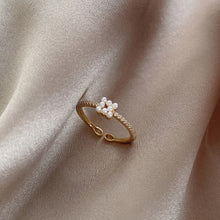 Load image into Gallery viewer, 16 Style Women Alloy Zircon Flower Rabbit Cute Fashion Rings Gold Color Hollow Out Geometric Open Ring for Female Girl Finger Jewelry Gift
