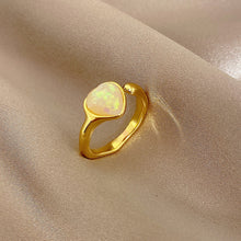 Load image into Gallery viewer, 16 Style Women Alloy Zircon Flower Rabbit Cute Fashion Rings Gold Color Hollow Out Geometric Open Ring for Female Girl Finger Jewelry Gift
