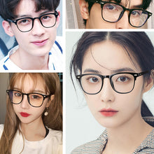 Load image into Gallery viewer, Transparent Computer Glasses Frame Women Men Anti Blue Light Round Glasses Blackout Glasses Optical Glasses Lenses Clear glasses
