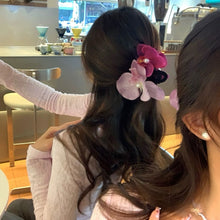 Load image into Gallery viewer, Beach Vacation Spring phalaenopsis Claw Clip Large Flower Hair Claw Sweet Hairpin For Women Girls Hawaiian Holiday Wedding Party Hair Accessories
