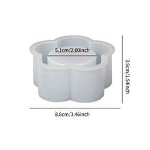 Load image into Gallery viewer, Plum Candlesticks Silicone Molds DIY Cement Tealight Holder Plaster Mould Aromatherapy Candle Mold

